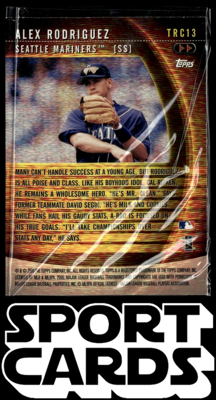 2001 Topps #TRC13 Alex Rodriguez A Tradition Continues SportCards.com
