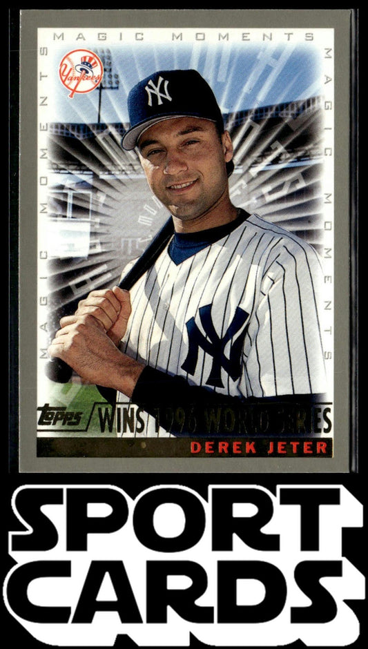 2000 Topps #478b Derek Jeter 17 GM Hit Streak SportCards.com