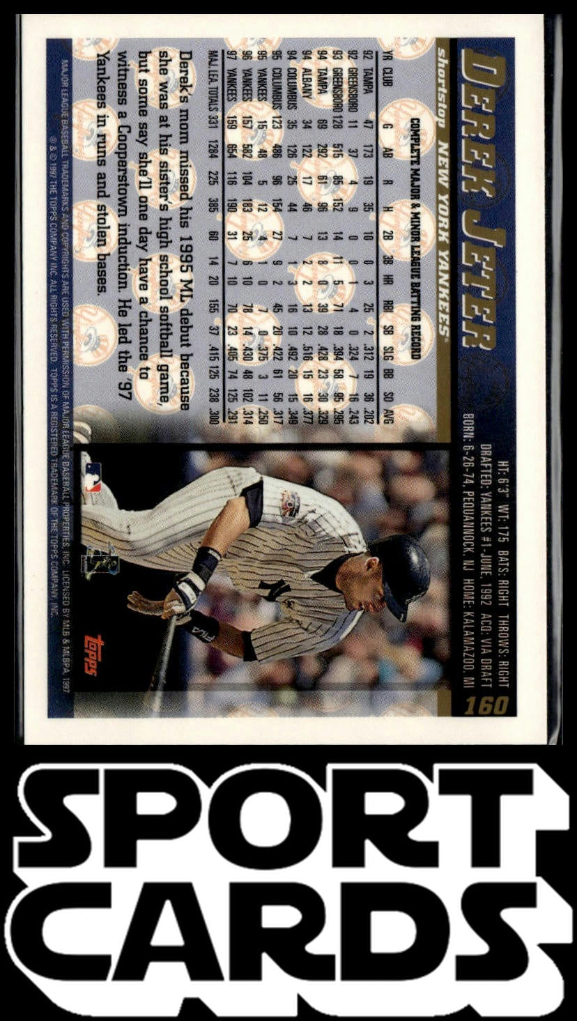 1998 Topps #160 Derek Jeter SportCards.com