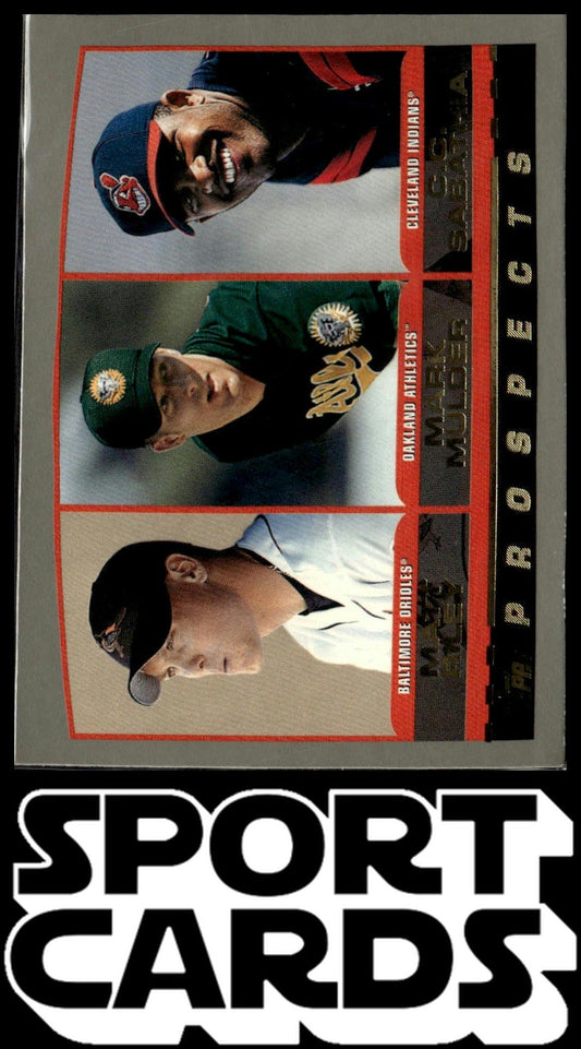 2000 Topps #446 Matt Riley / Mark Mulder / CC Sabathia PROS SportCards.com