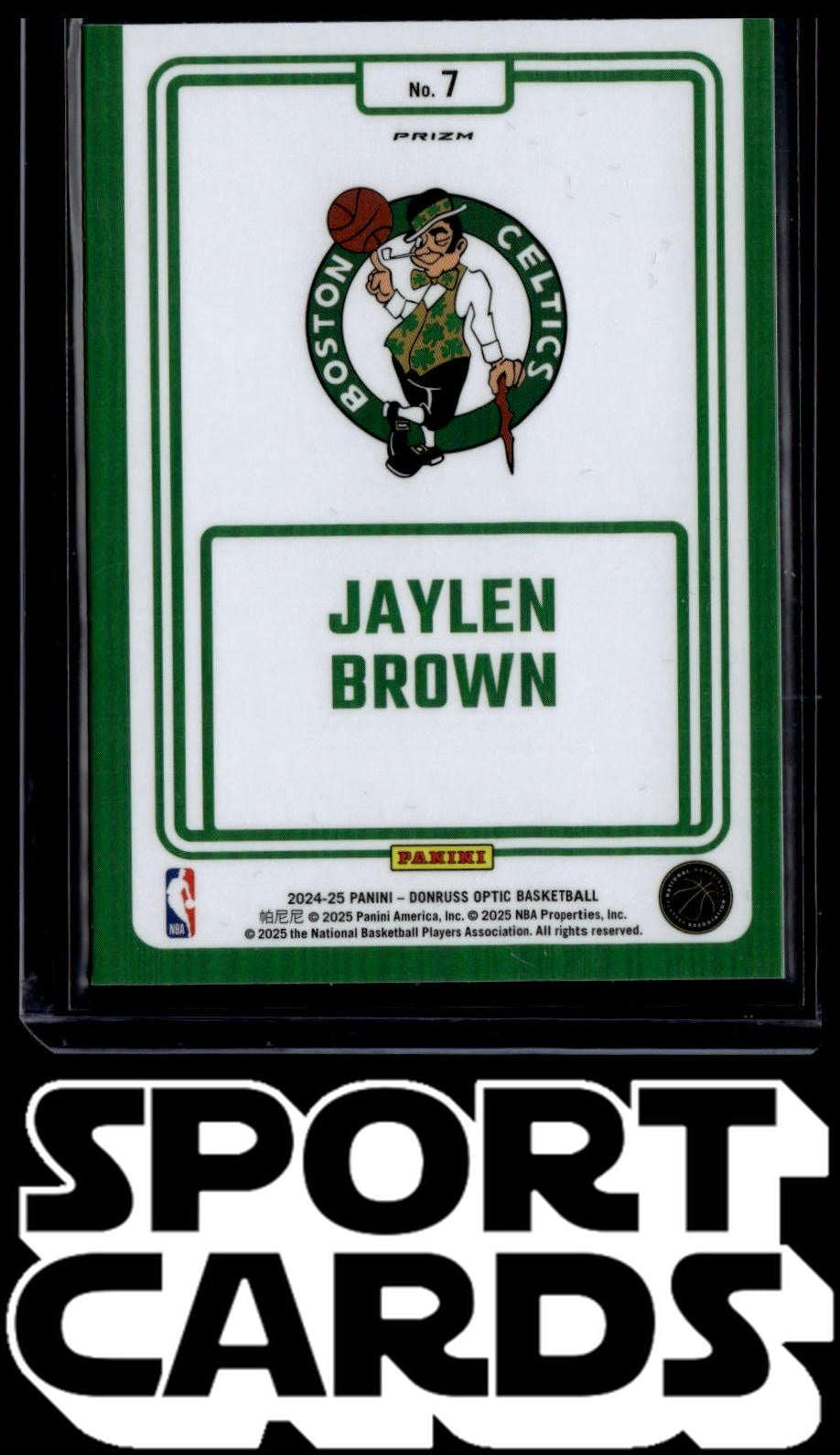 2024-25 Donruss Optic #7 Jaylen Brown Winner Stays SportCards.com