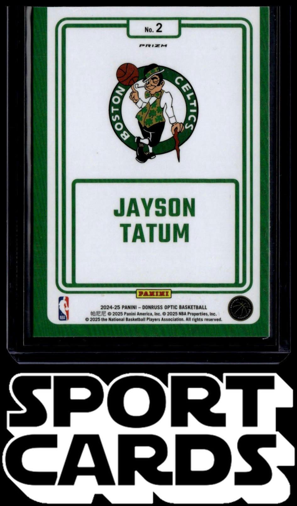 2024-25 Donruss Optic #2 Jayson Tatum Winner Stays SportCards.com