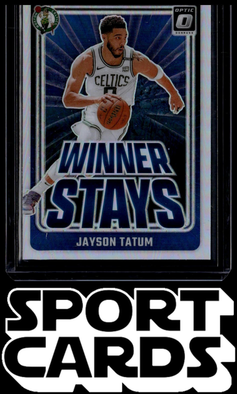 2024-25 Donruss Optic #2 Jayson Tatum Winner Stays SportCards.com