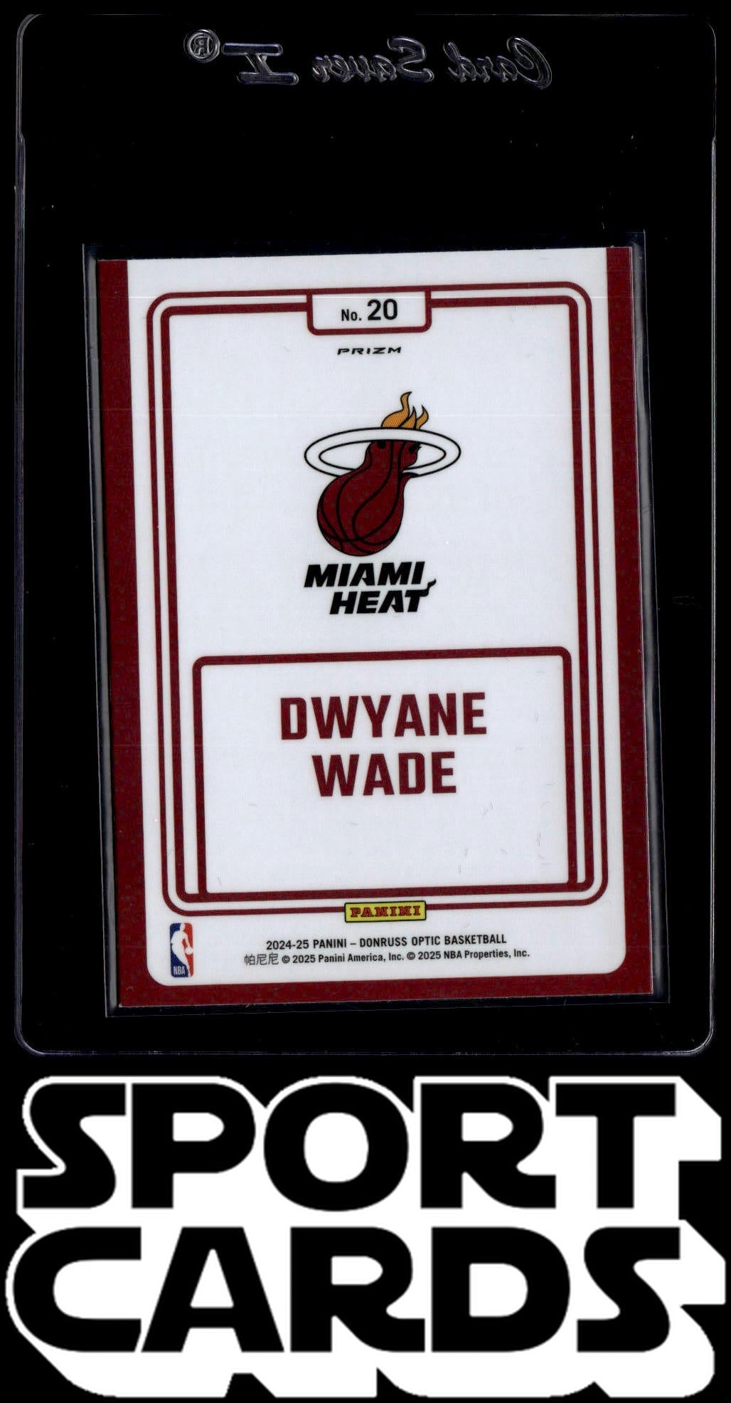 2024-25 Donruss Optic #20 Dwyane Wade Winner Stays Purple SportCards.com