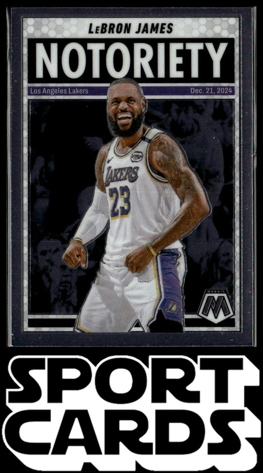 2024-25 Panini Mosaic #6 LeBron James Notoriety SportCards.com