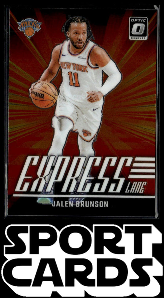 2024-25 Donruss Optic #21 Jalen Brunson Express Lane SportCards.com