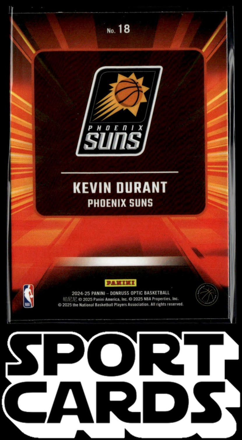 2024-25 Donruss Optic #18 Kevin Durant Express Lane SportCards.com