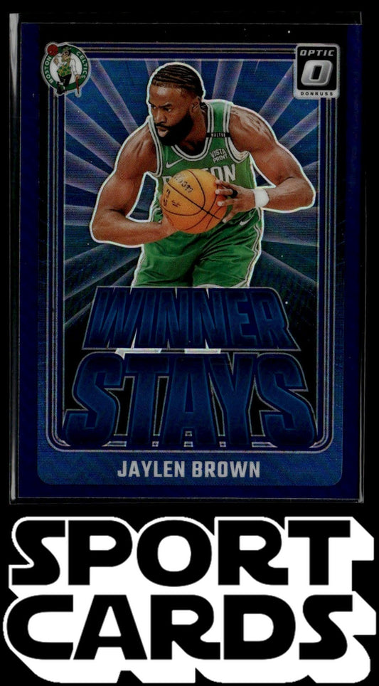2024-25 Donruss Optic #7 Jaylen Brown Winner Stays Purple SportCards.com