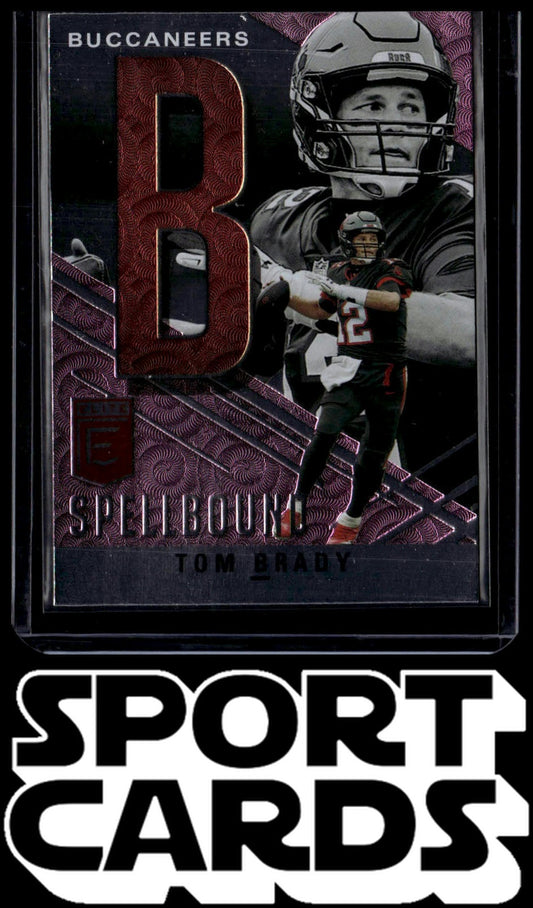 2021 Donruss Elite #S-B Tom Brady Spellbound Pink SportCards.com