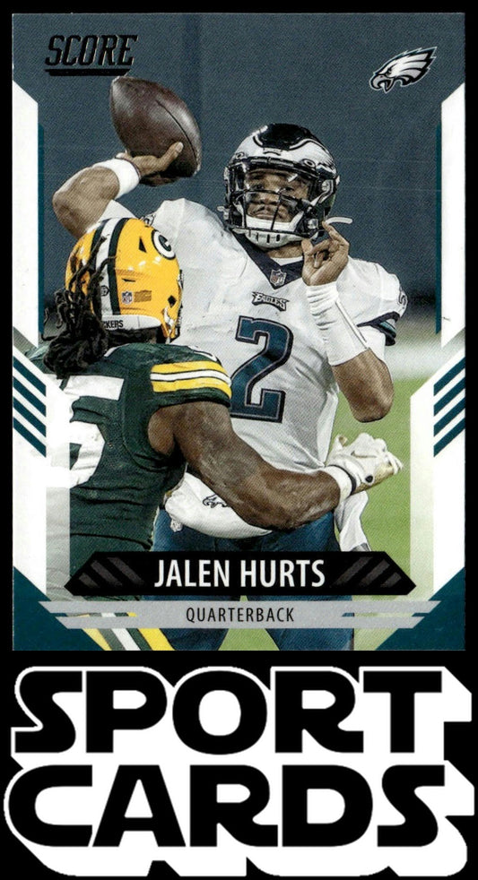 2021 Score #73 Jalen Hurts SportCards.com