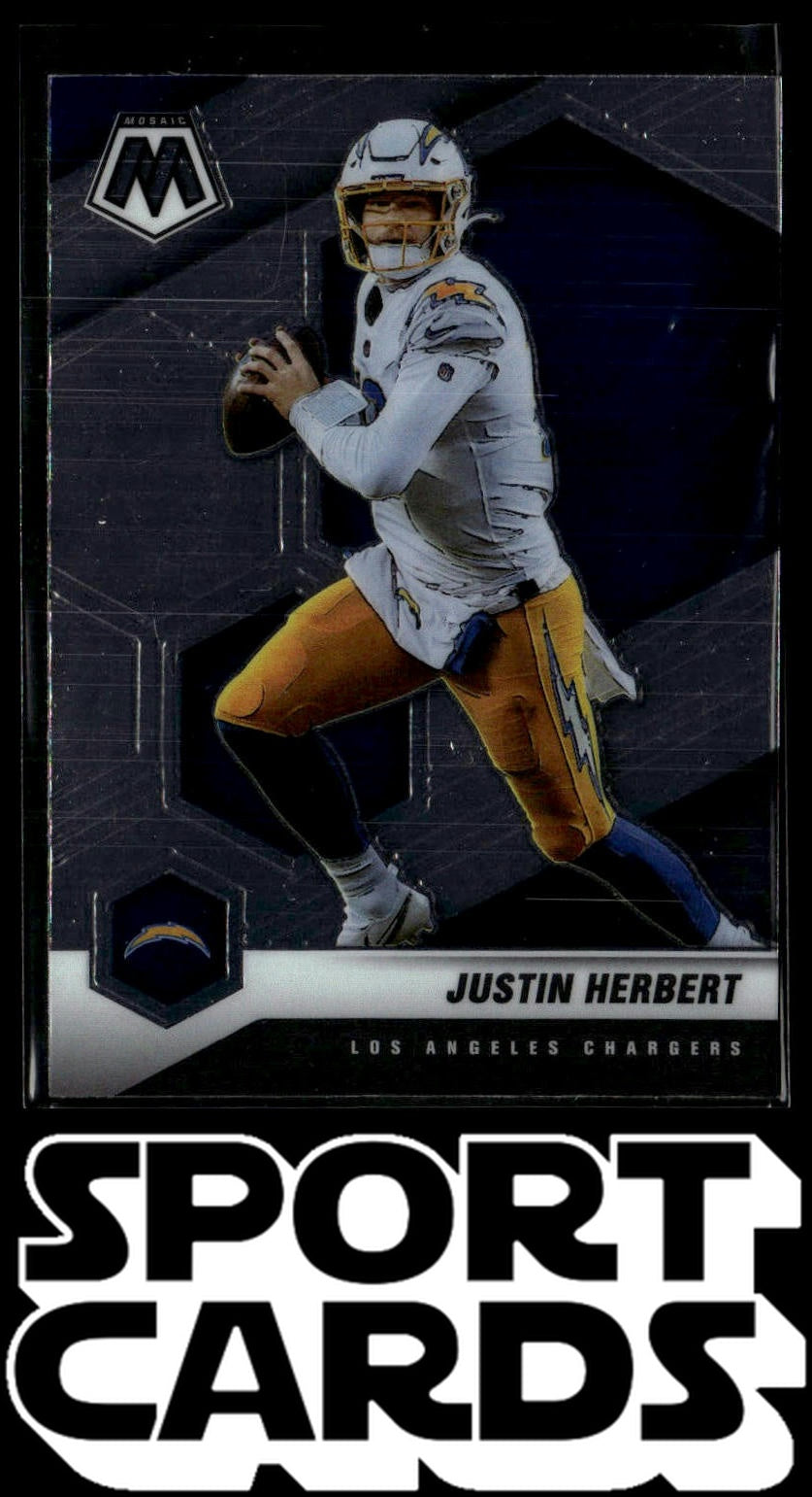 2021 Panini Mosaic #111 Justin Herbert SportCards.com