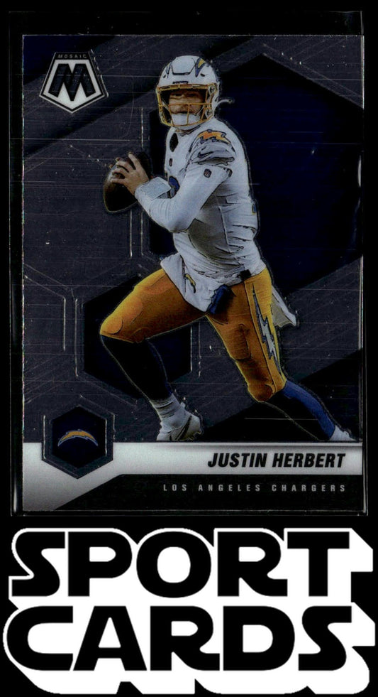 2021 Panini Mosaic #111 Justin Herbert SportCards.com