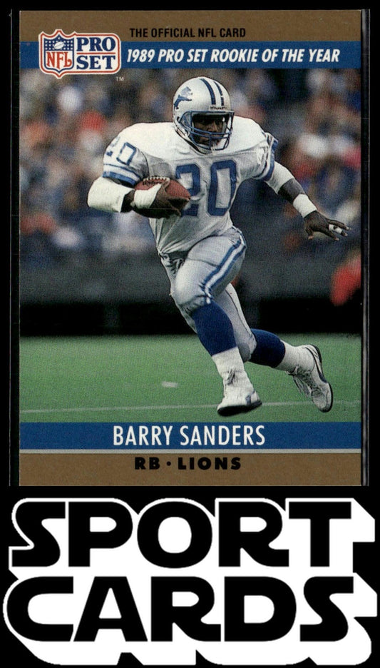1990 Pro Set #1 Barry Sanders SportCards.com