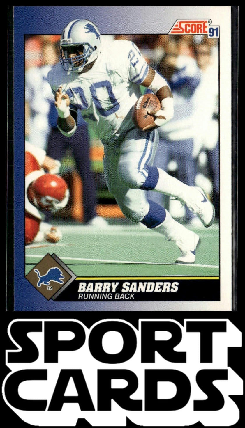 1991 Score #20 Barry Sanders SportCards.com