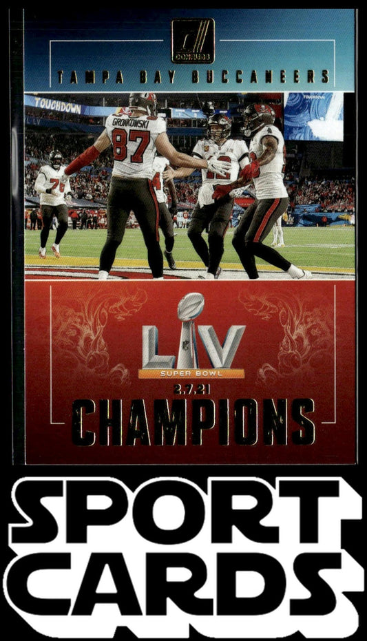 2021 Donruss #C1 Tampa Bay Buccaneers Champions SportCards.com