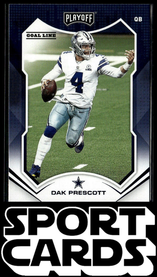 2021 Panini Playoff #100 Dak Prescott Goal Line SportCards.com