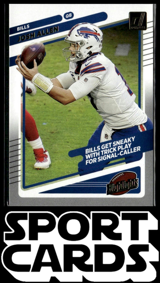 2021 Donruss #HI-2 Josh Allen Highlights SportCards.com