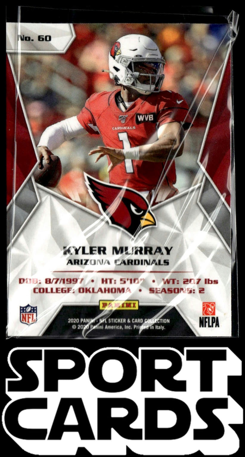 2020 Panini Sticker & Card Collection #60 Kyler Murray Cards SportCards.com