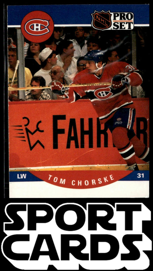 1990-91 Pro Set #616 Tom Chorske SportCards.com