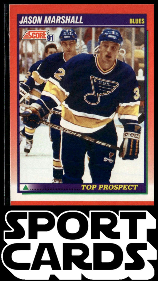 1991-92 Score Canadian English #278 Jason Marshall SportCards.com