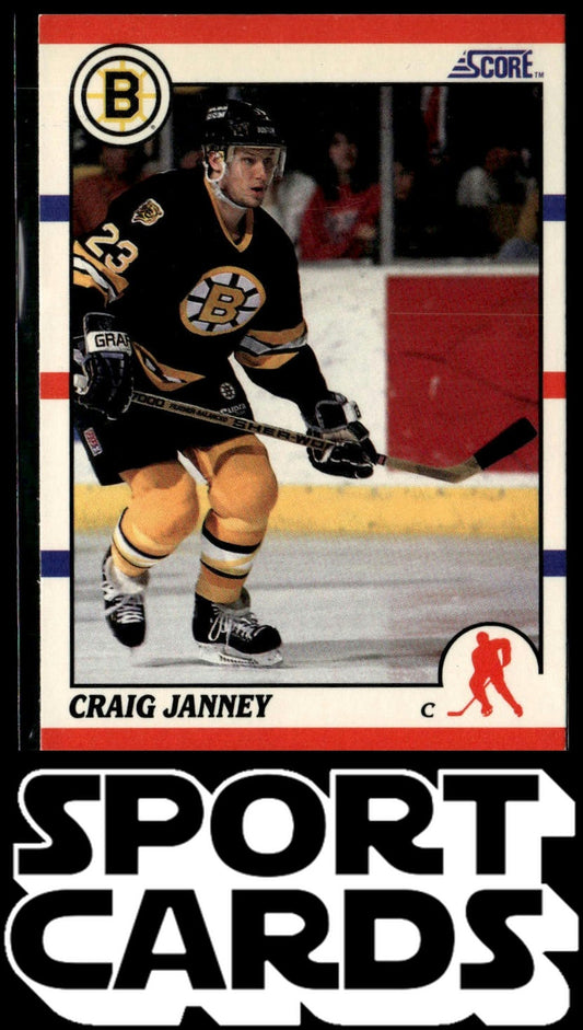 1990-91 Score American #118 Craig Janney SportCards.com
