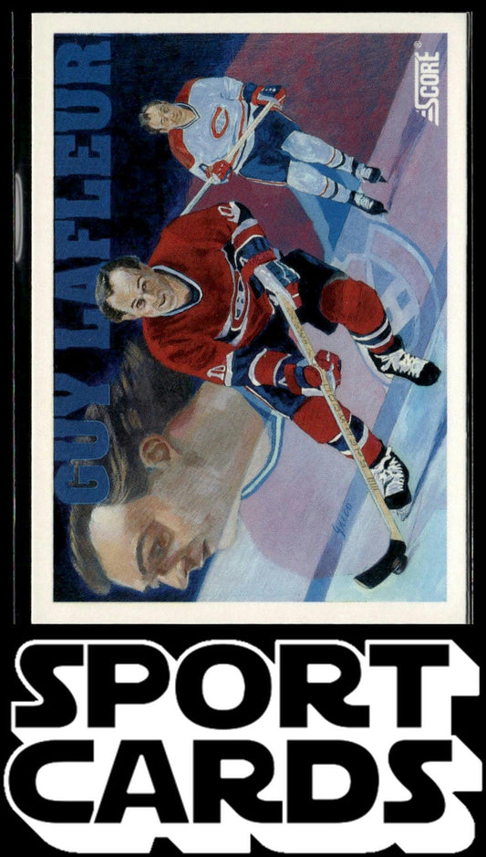 1991-92 Score Canadian English #291 Guy Lafleur SportCards.com