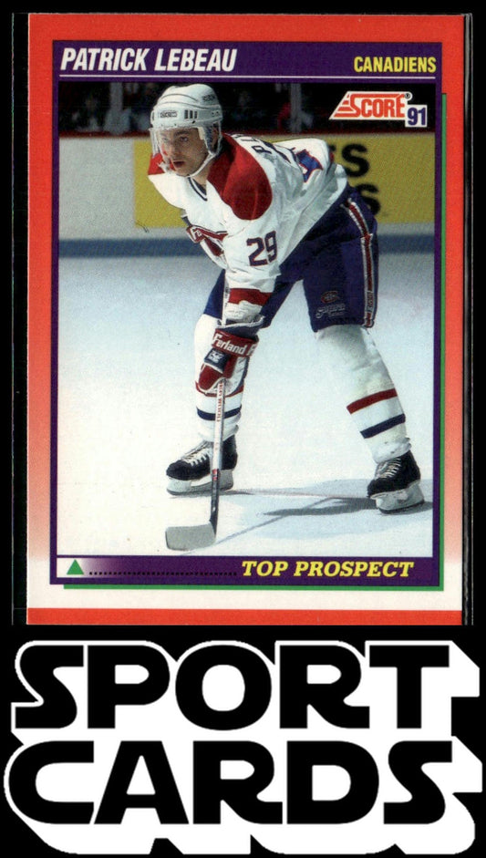 1991-92 Score Canadian English #280 Patrick Lebeau SportCards.com