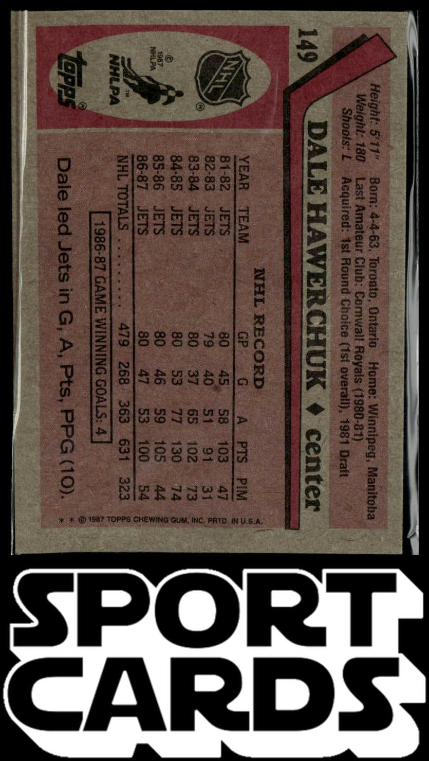 1987-88 Topps #149 Dale Hawerchuk SportCards.com