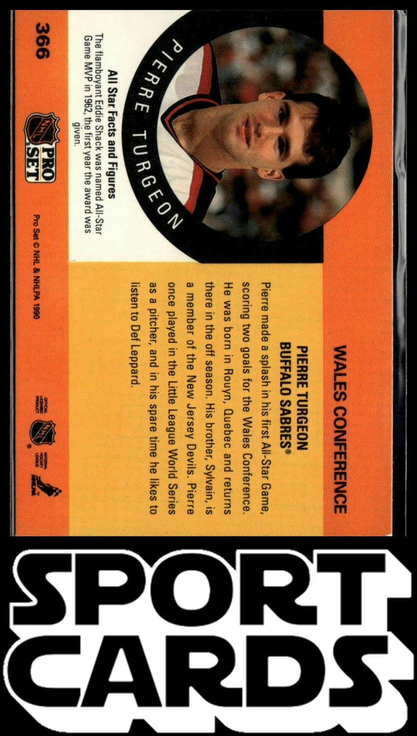 1990-91 Pro Set #366 Pierre Turgeon SportCards.com