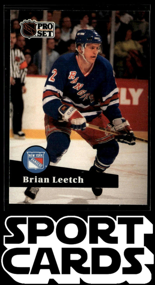 1991-92 Pro Set #159 Brian Leetch SportCards.com