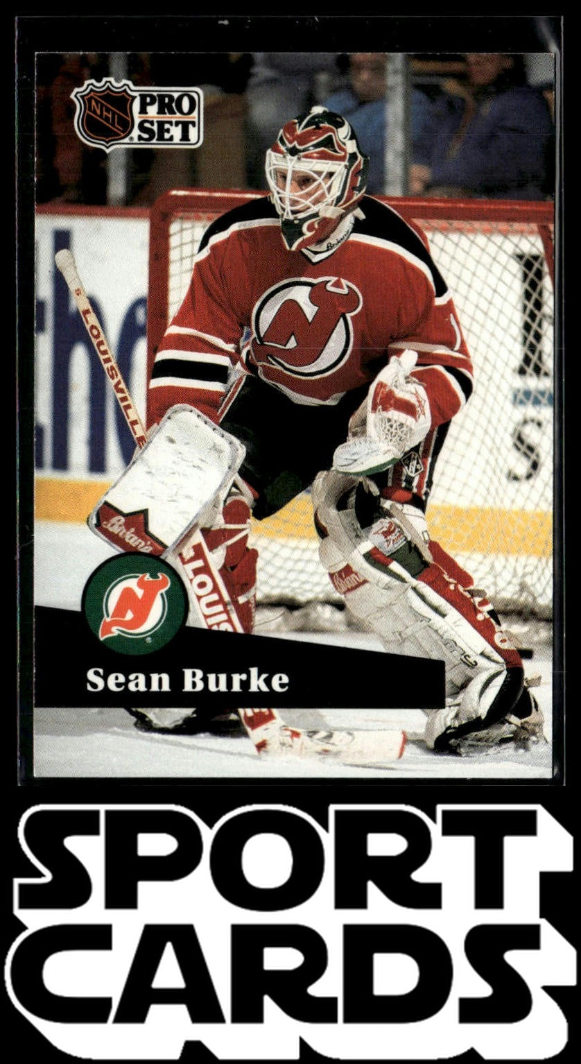 1991-92 Pro Set #132 Sean Burke SportCards.com