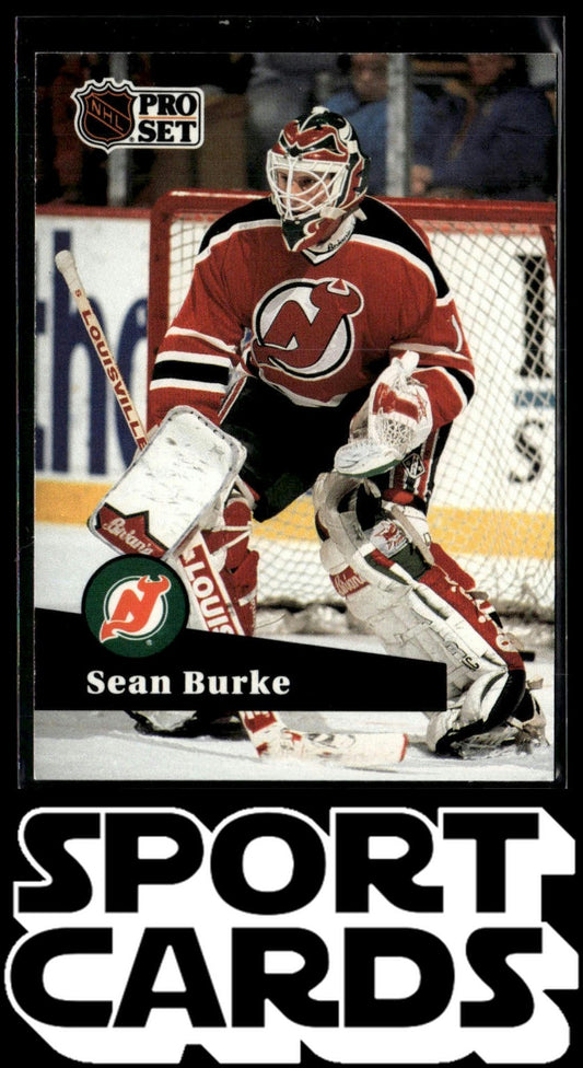 1991-92 Pro Set #132 Sean Burke SportCards.com