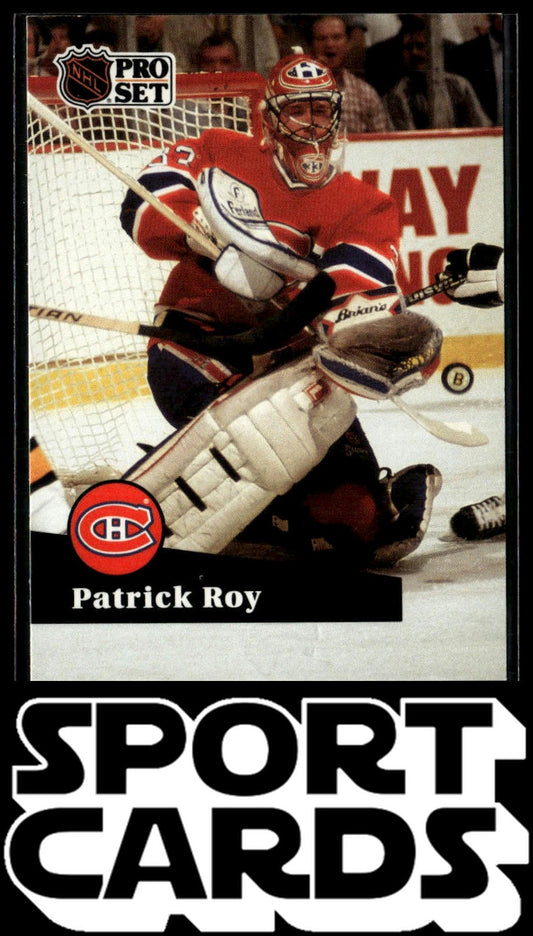 1991-92 Pro Set #125 Patrick Roy SportCards.com