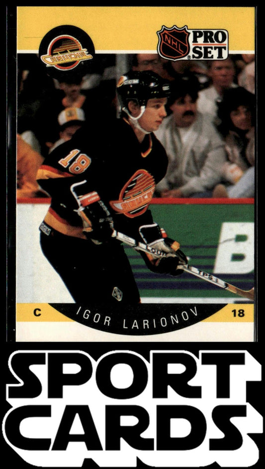 1990-91 Pro Set #297 Igor Larionov SportCards.com