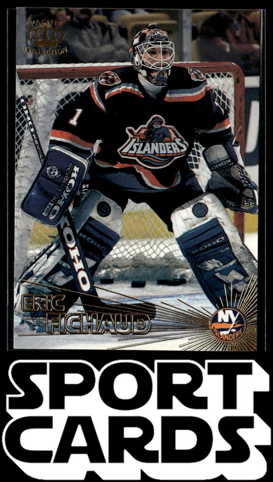1997-98 Pacific Crown Collection #274 Eric Fichaud Silver SportCards.com