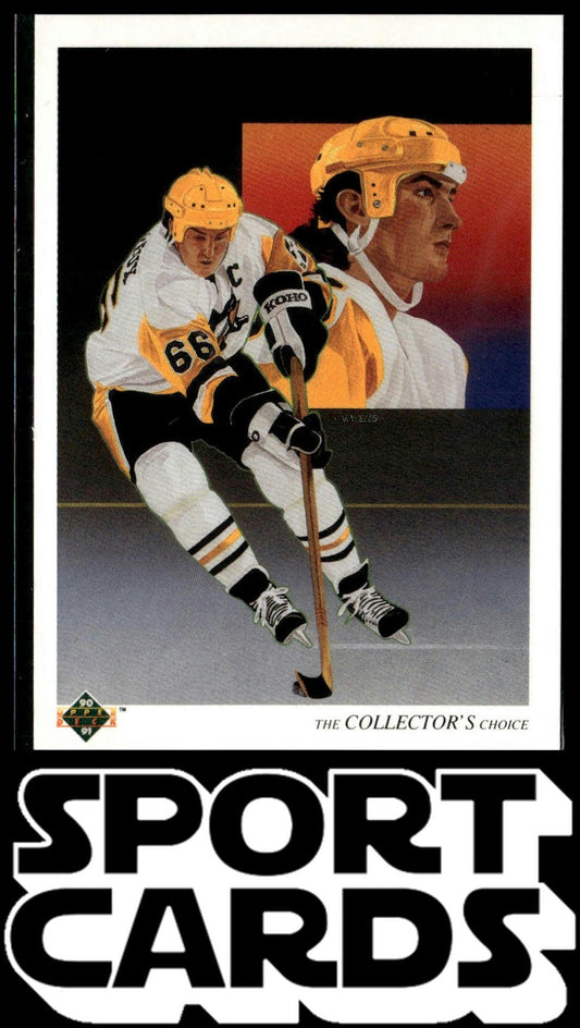 1990-91 Upper Deck #305b Mario Lemieux SportCards.com