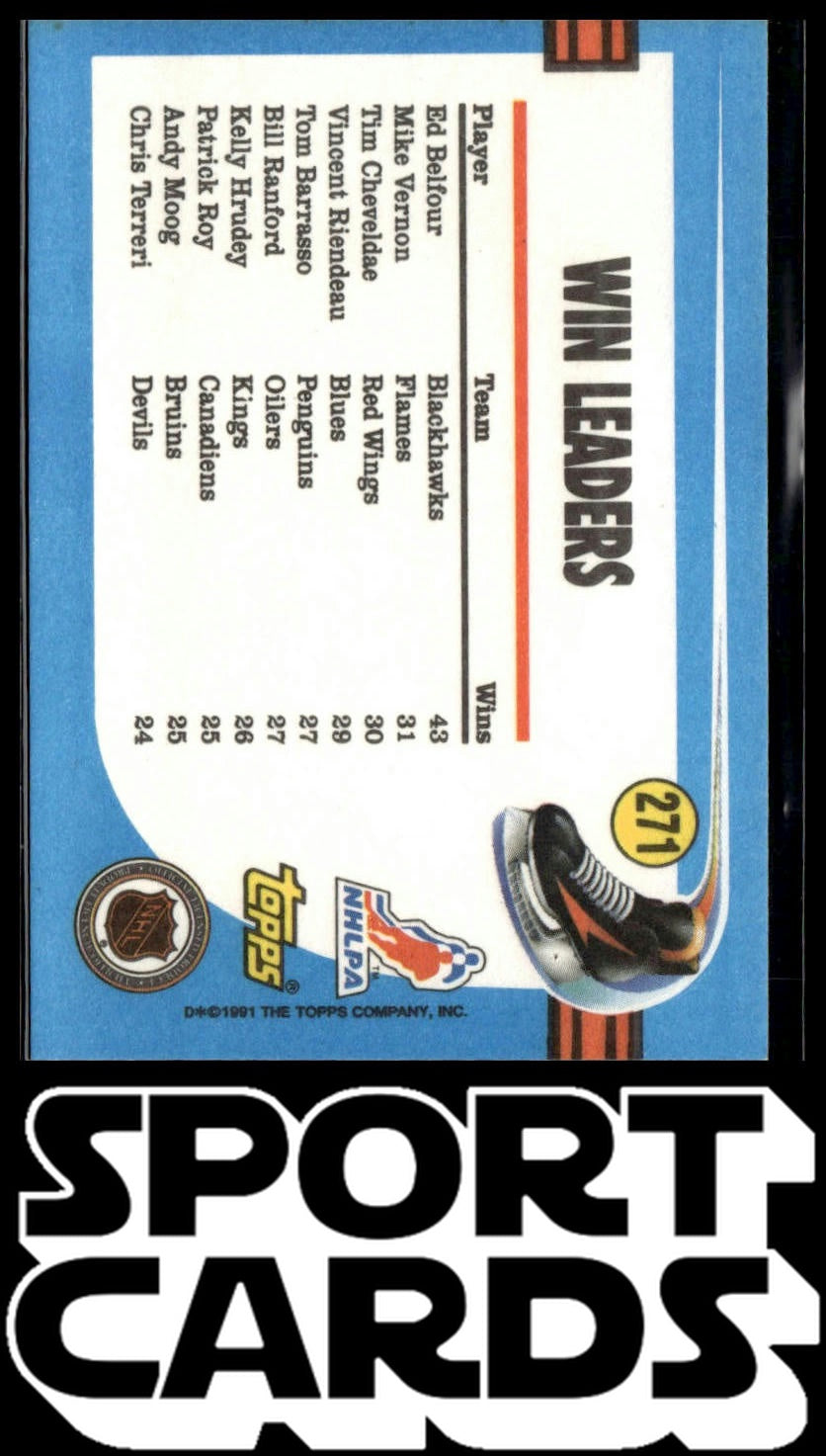 1991-92 Topps #271 Ed Belfour SportCards.com
