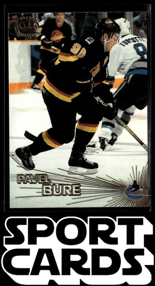 1997-98 Pacific Crown Collection #96 Pavel Bure Emerald Green SportCards.com