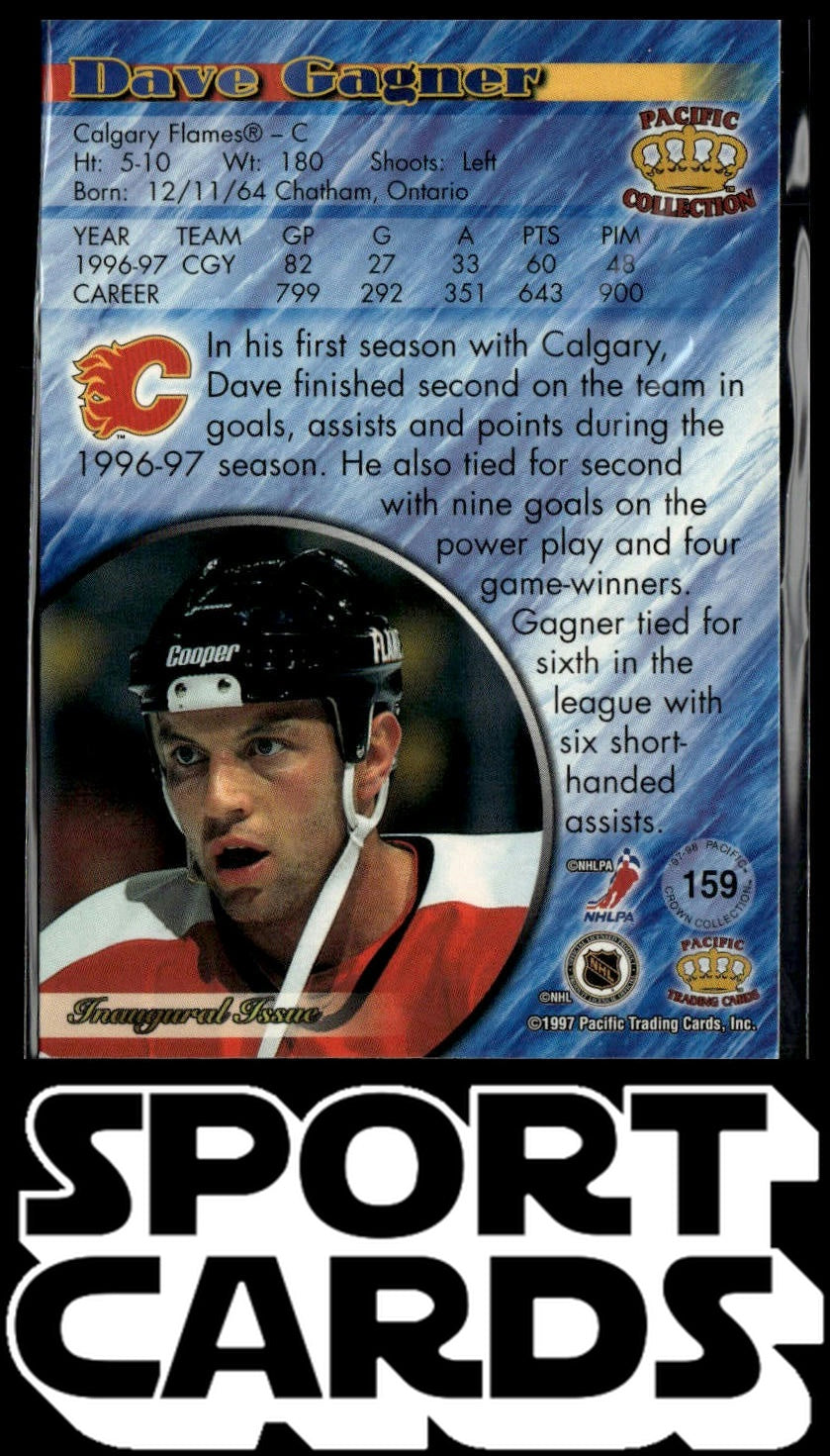 1997-98 Pacific Crown Collection #159 Dave Gagner SportCards.com