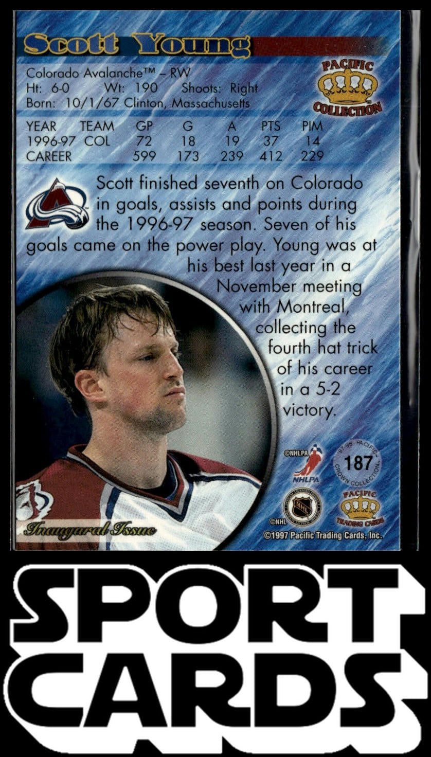 1997-98 Pacific Crown Collection #187 Scott Young SportCards.com