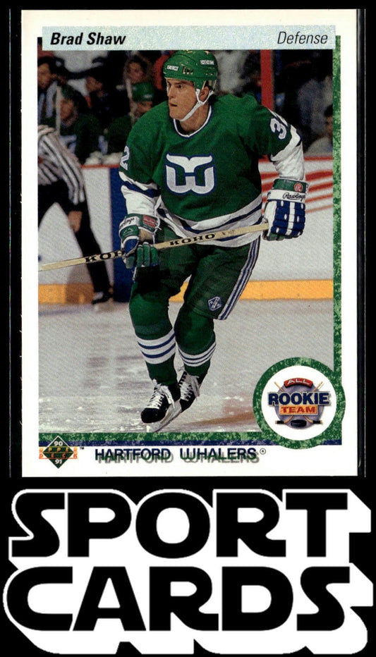 1990-91 Upper Deck #327d Brad Shaw SportCards.com