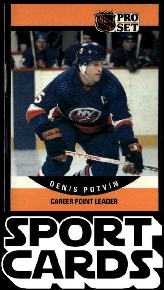 1990-91 Pro Set #656 Denis Potvin SportCards.com