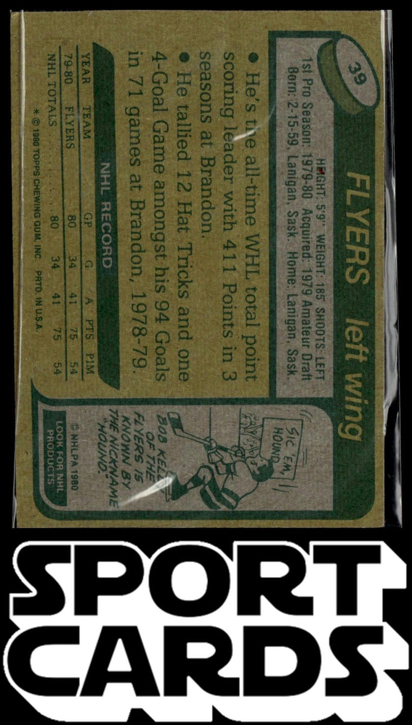 1980-81 Topps #39 Brian Propp SportCards.com