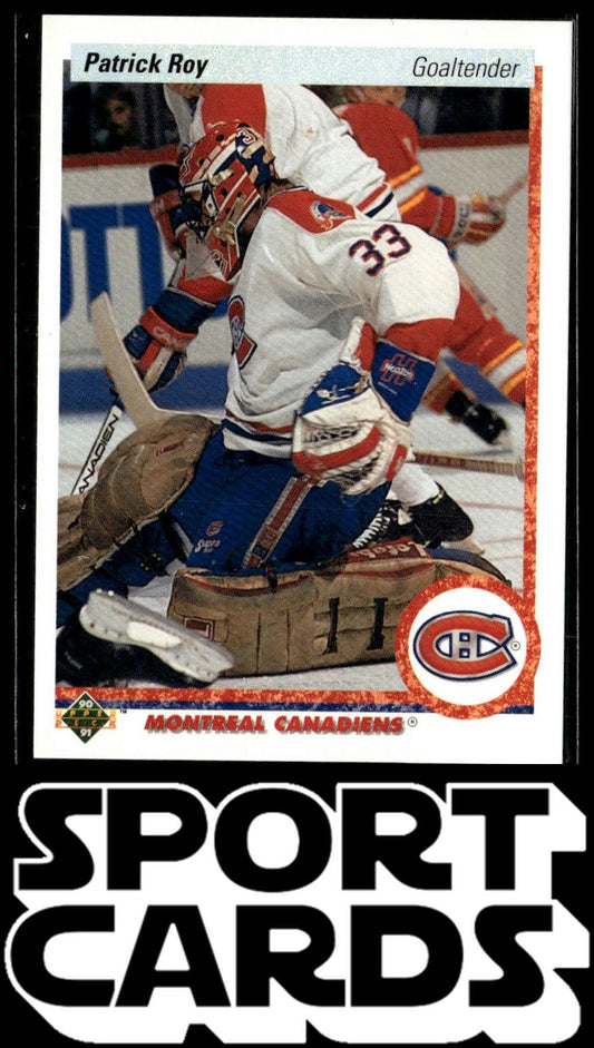 1990-91 Upper Deck #153b Patrick Roy SportCards.com