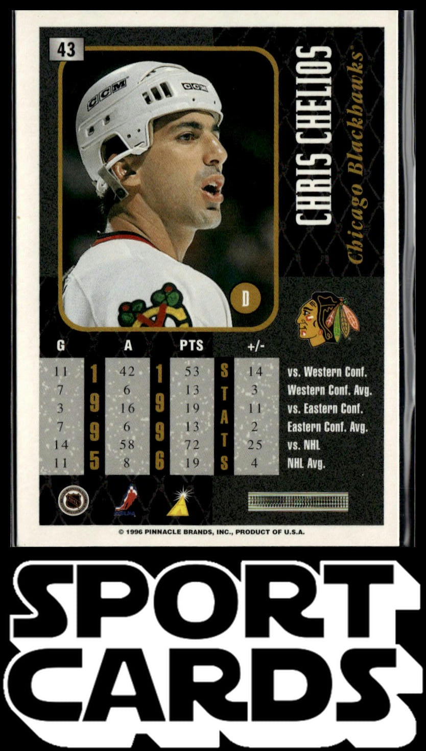 1996-97 Pinnacle Summit #43 Chris Chelios SportCards.com