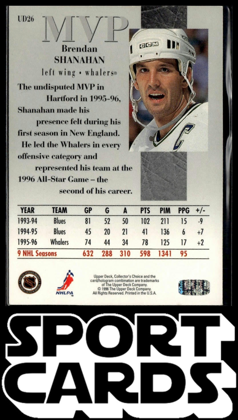 1996-97 Collector's Choice #UD26 Brendan Shanahan Upper Deck MVP