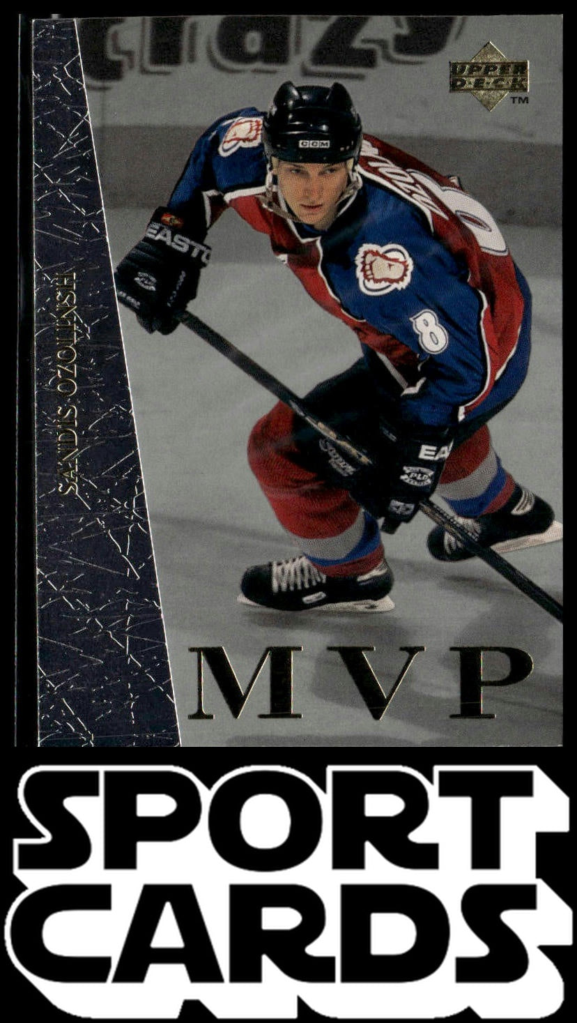 1996-97 Collector's Choice #UD35 Sandis Ozolinsh Upper Deck MVP
