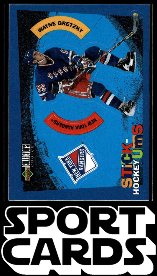 1997-98 Collector's Choice #S1 Wayne Gretzky Hockey Stick-Ums SportCards.com