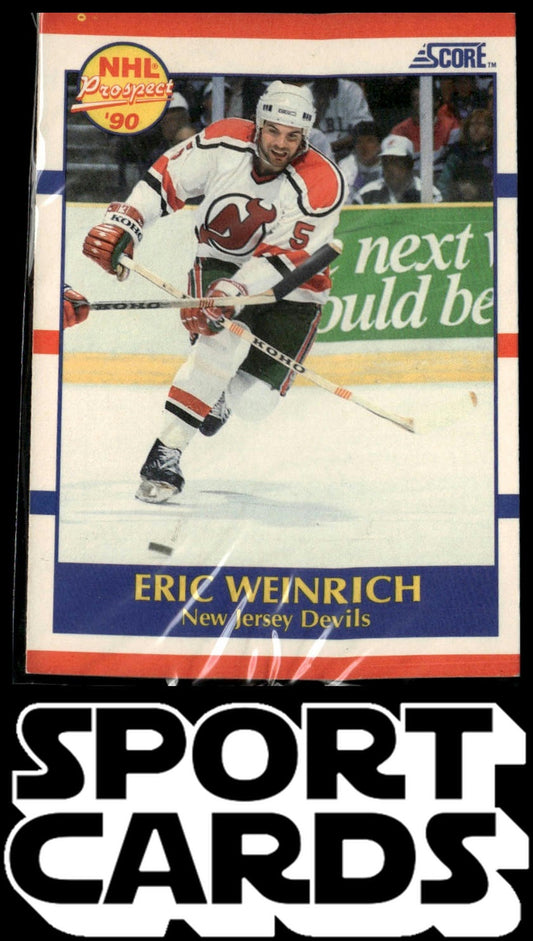 1990-91 Score Canadian #389 Eric Weinrich SportCards.com