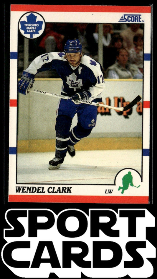 1990-91 Score American #171 Wendel Clark SportCards.com